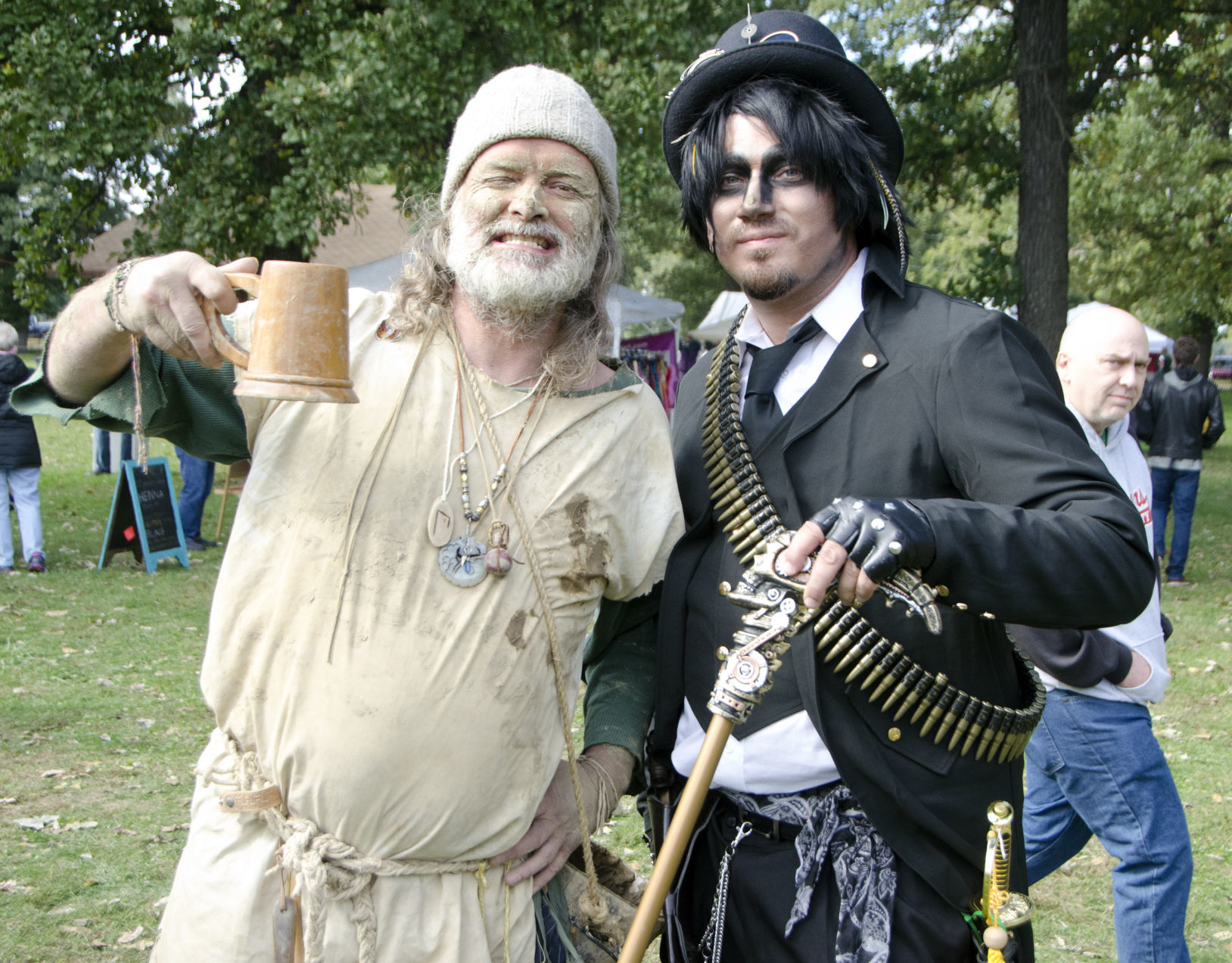 Mud Man and Ethan Lear
